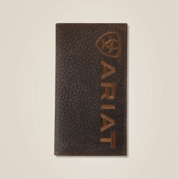 Ariat Handbags - Wallets Brown Ariat Wallet Rodeo Bullhide Emblem