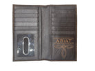 Ariat Handbags - Wallets Brown Ariat Wallet Rodeo Interior Zipper Pocket