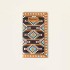 Ariat Handbags - Wallets Brown Ariat Wallet Rodeo Youth Southwest Diamond Lace