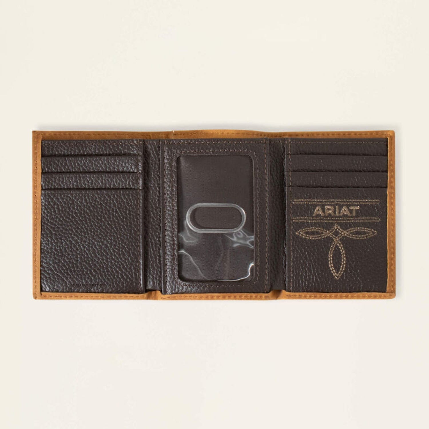 Ariat Handbags - Wallets Brown Ariat Wallet Tri Fold Southwest Diamond Lace