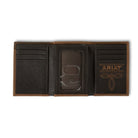 Ariat Handbags - Wallets Brown Rowdy Ariat Wallet Tri Fold Overlay Shield