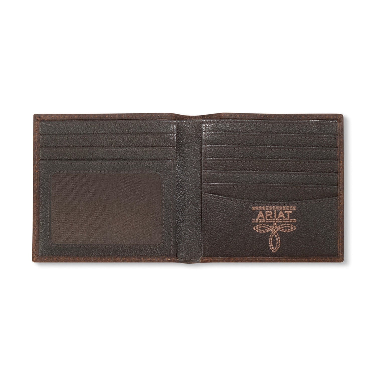 Ariat Handbags - Wallets L / Brown Ariat Wallet Bi Fold Buck Stitch