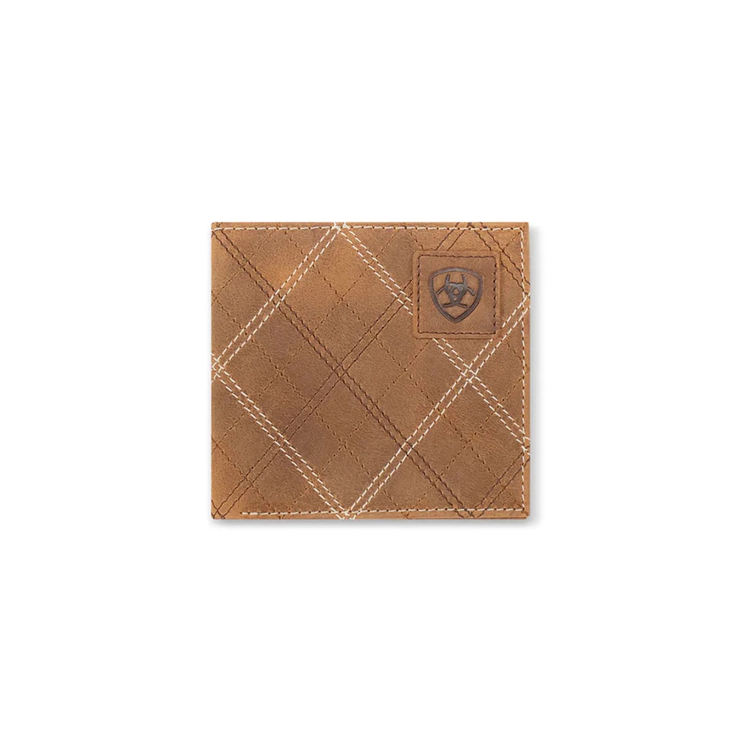 Ariat Handbags - Wallets L / Brown Ariat Wallet Bi Fold Cross Stitch Patch