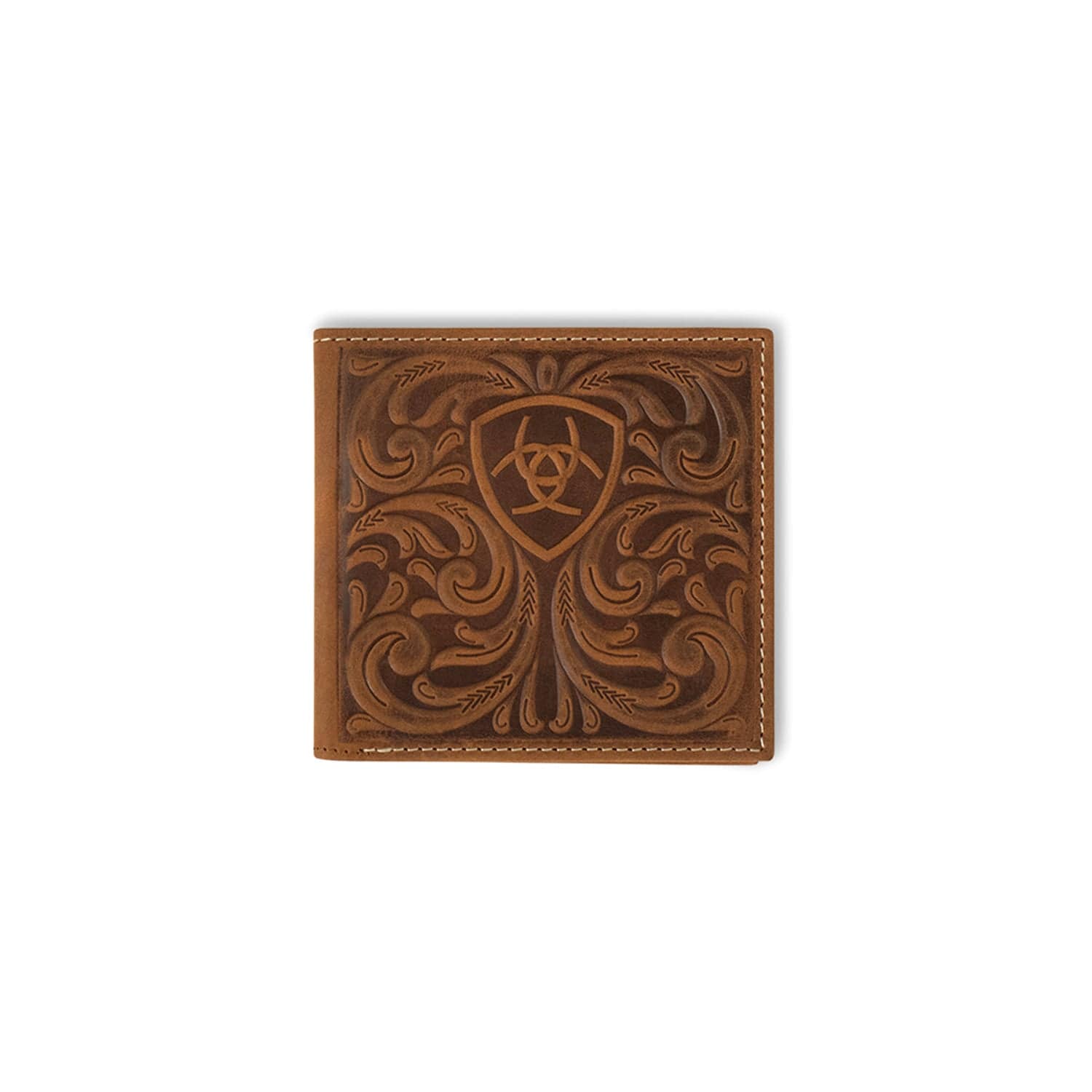 Ariat Handbags - Wallets L / Brown Ariat Wallet Bi Fold Scrolling Embossed