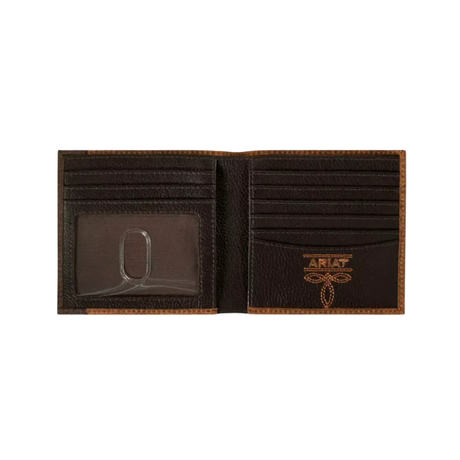 Ariat Handbags - Wallets L / Brown Rowdy Ariat Wallet Bi Fold Overlay Shield