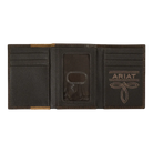 Ariat Handbags - Wallets Tan Ariat Wallet Tri Fold Roughout