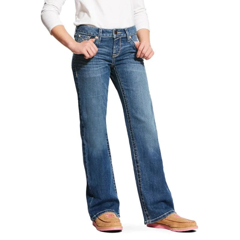 Ariat Kids Jeans 07 Ariat Girls REAL Boot Cut Eleanor Jeans