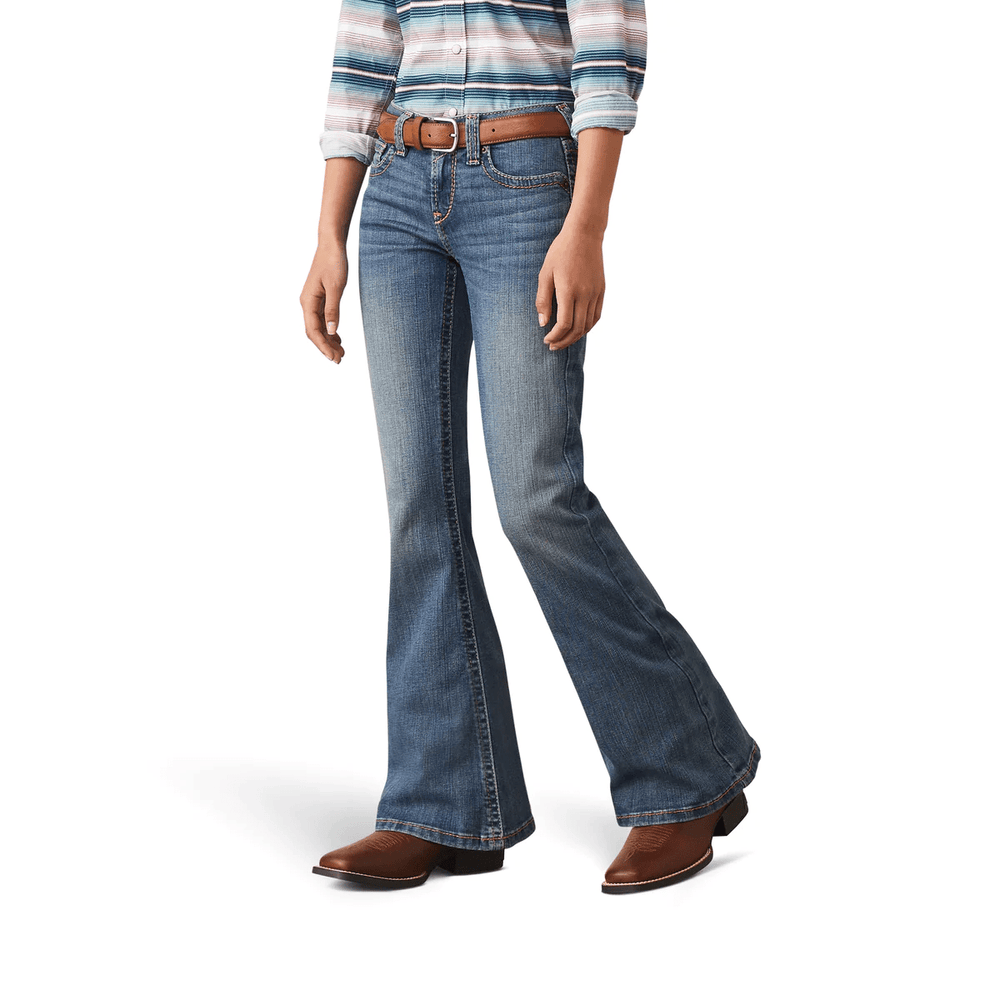 Ariat Kids Jeans 14 Ariat Jeans Girls Real Flare Hallie Eleanor