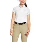 Ariat Kids Riding Tops & Jackets XS / White Ariat Show Shirt Girls Aptos Vent