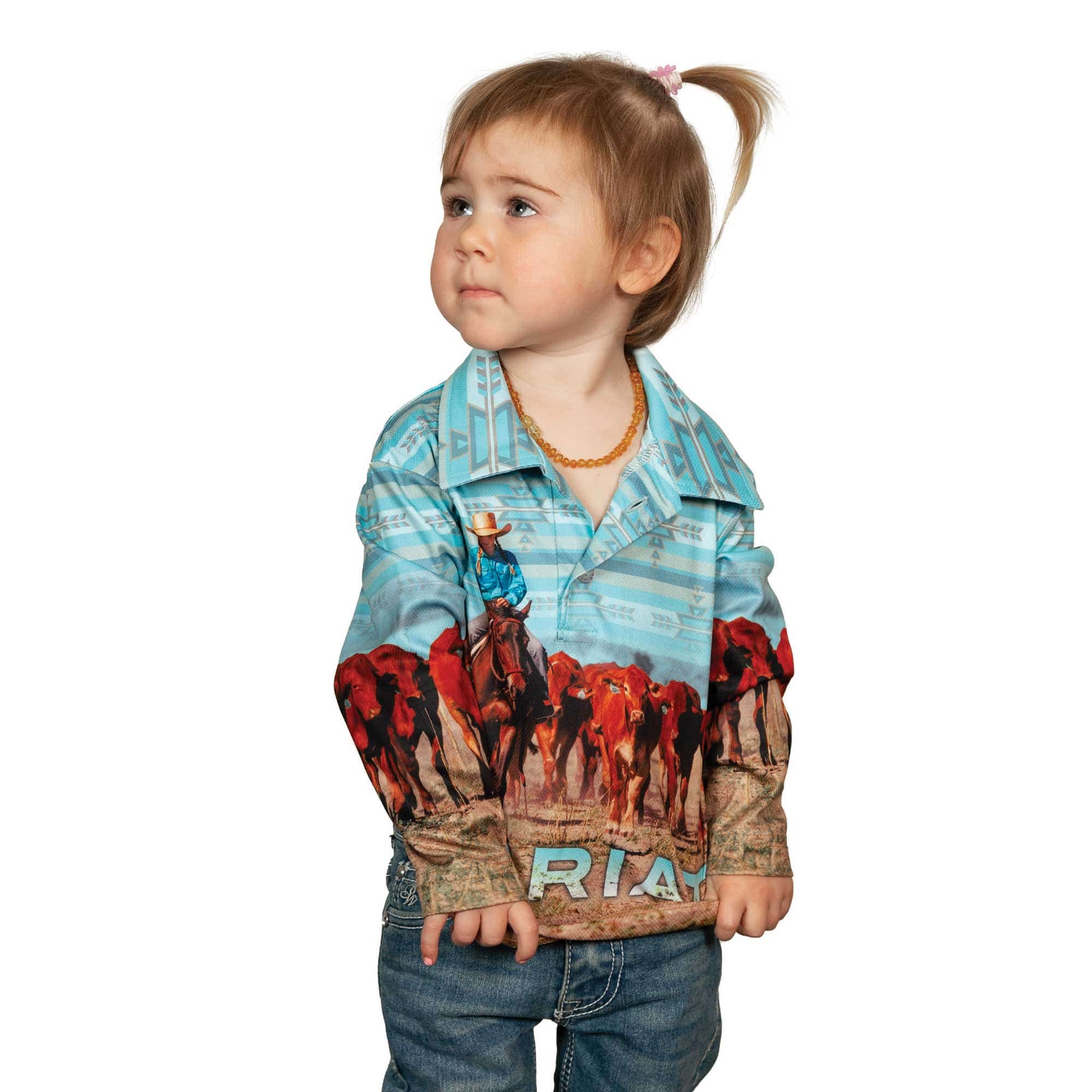 Ariat Kids Shirts 06 Ariat Shirt Kids Fishing Little Cowgirls