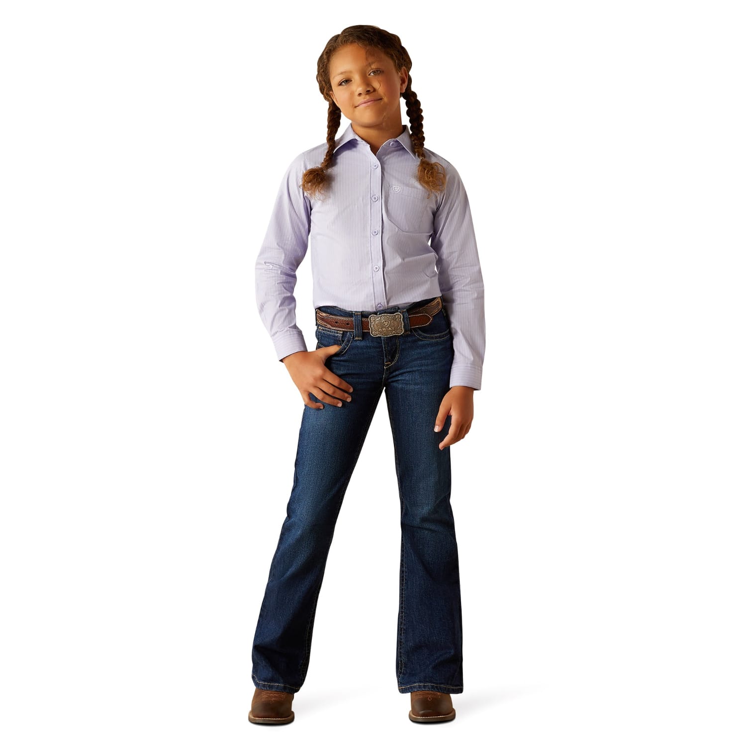 Ariat Kids Shirts Ariat Shirt Girls Kirby Stripe