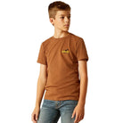 Ariat Kids Shirts Ariat Tee Boys Bison Sketch