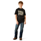 Ariat Kids Shirts Ariat Tee Boys Freedom Flag