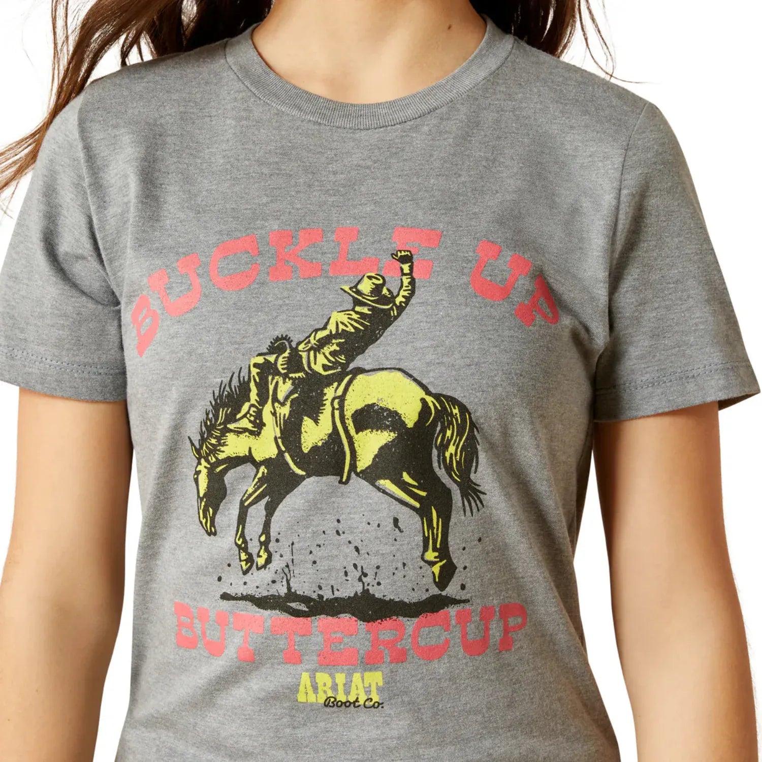 Ariat Kids Shirts Ariat Tee Girls Buck Up