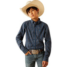 Ariat Kids Shirts M / Navy Ariat Shirt Boys Pro Series Joaquin