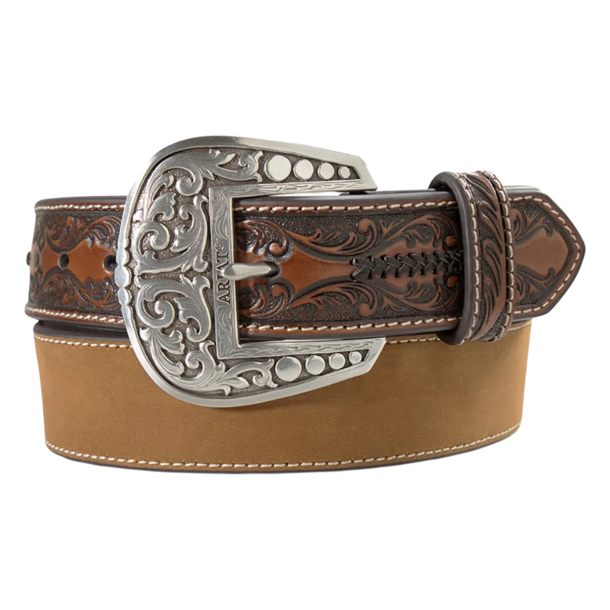 Ariat Mens Belts 34in / Brown Ariat Belt Mens Crazy Horse