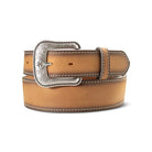 Ariat Mens Belts 34in / Brown Ariat Belt Mens Scalloped Billets