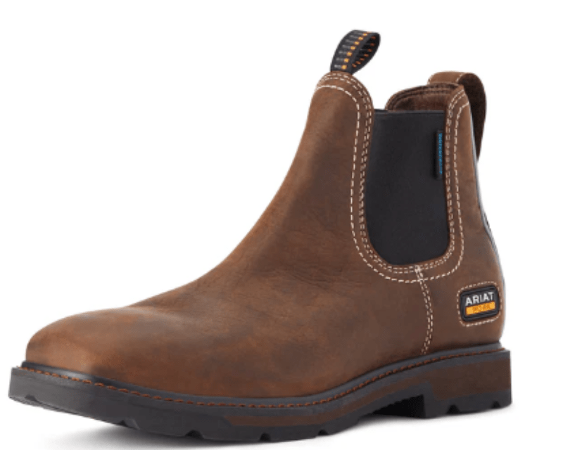 Ariat Mens Boots & Shoes MEN 9.5 / Dark Brown Ariat Groundbreaker Chelsea H20 Boots Mens (10038324)