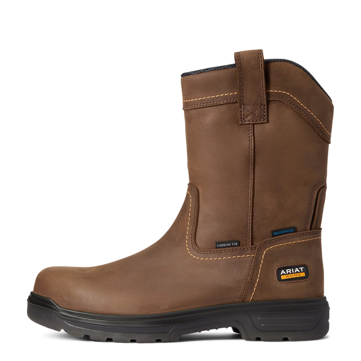 Ariat Mens Boots - Shoes Mens Ariat Turbo Pull-on H20 Carbon Toe Boots