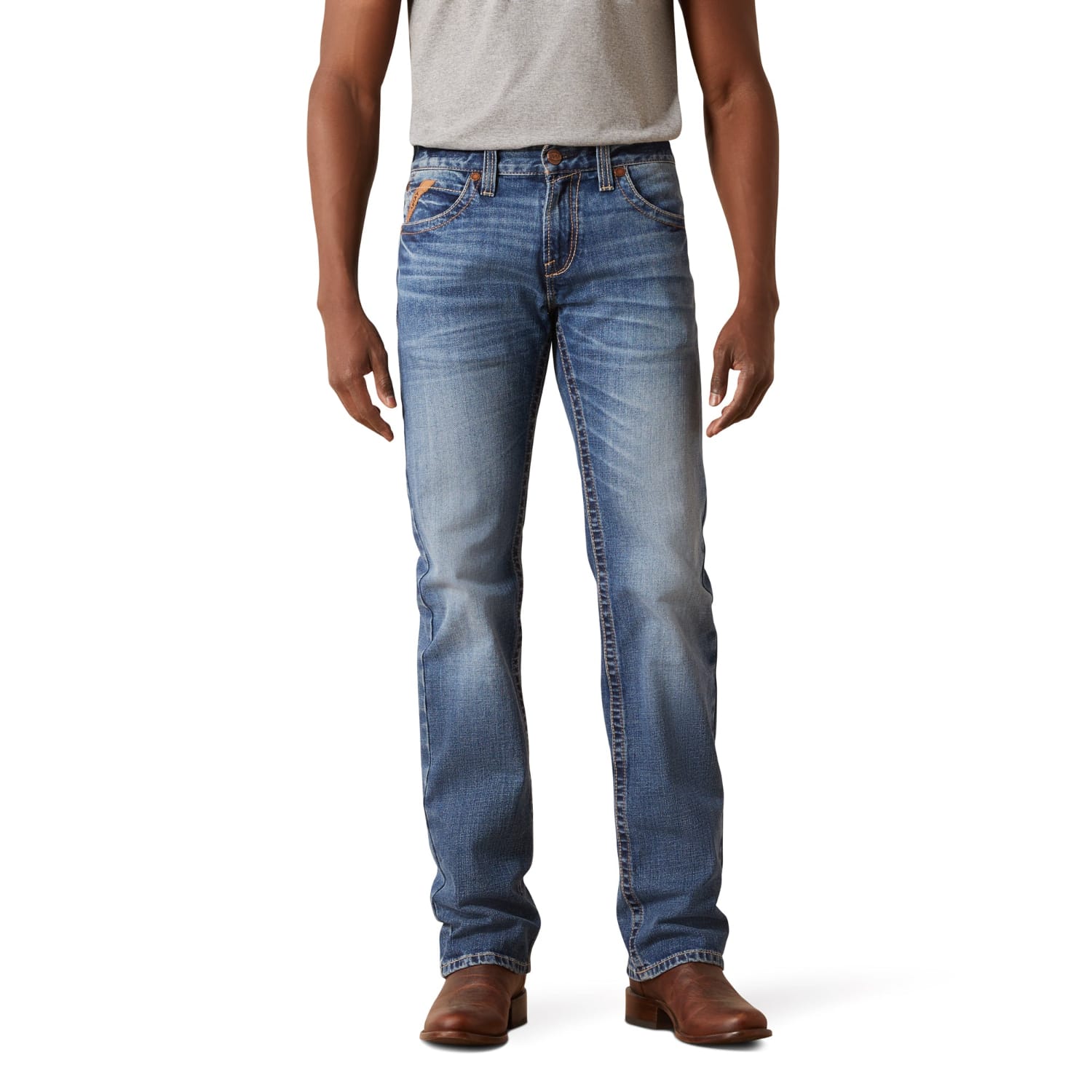 Ariat Mens Jeans 28x34 / Livermore Ariat Jeans Mens M7 Straight Leg Axel