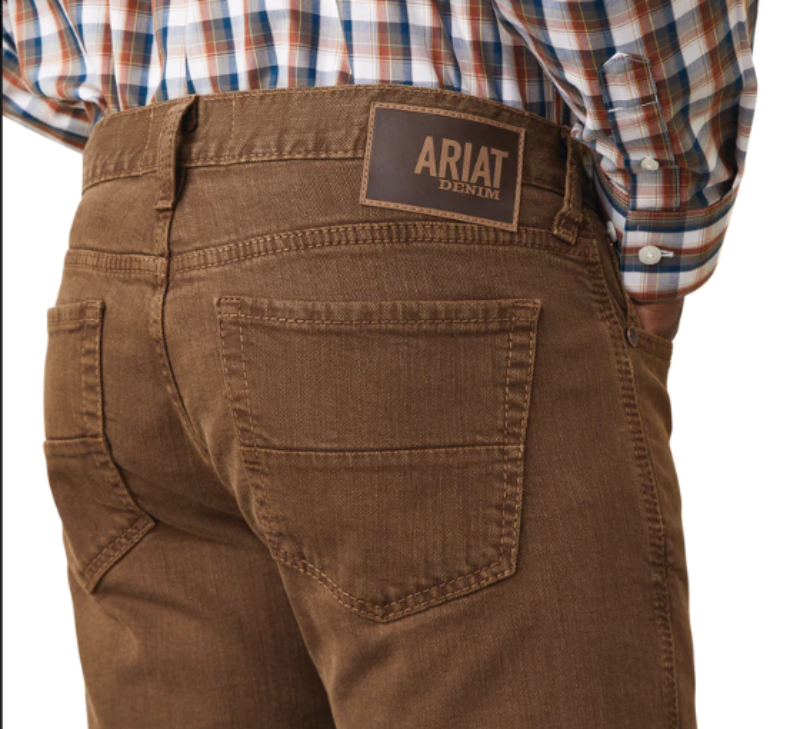 Ariat Mens Jeans 36x36 / Peat Ariat Jeans Mens M7 Straight Leg Grizzly