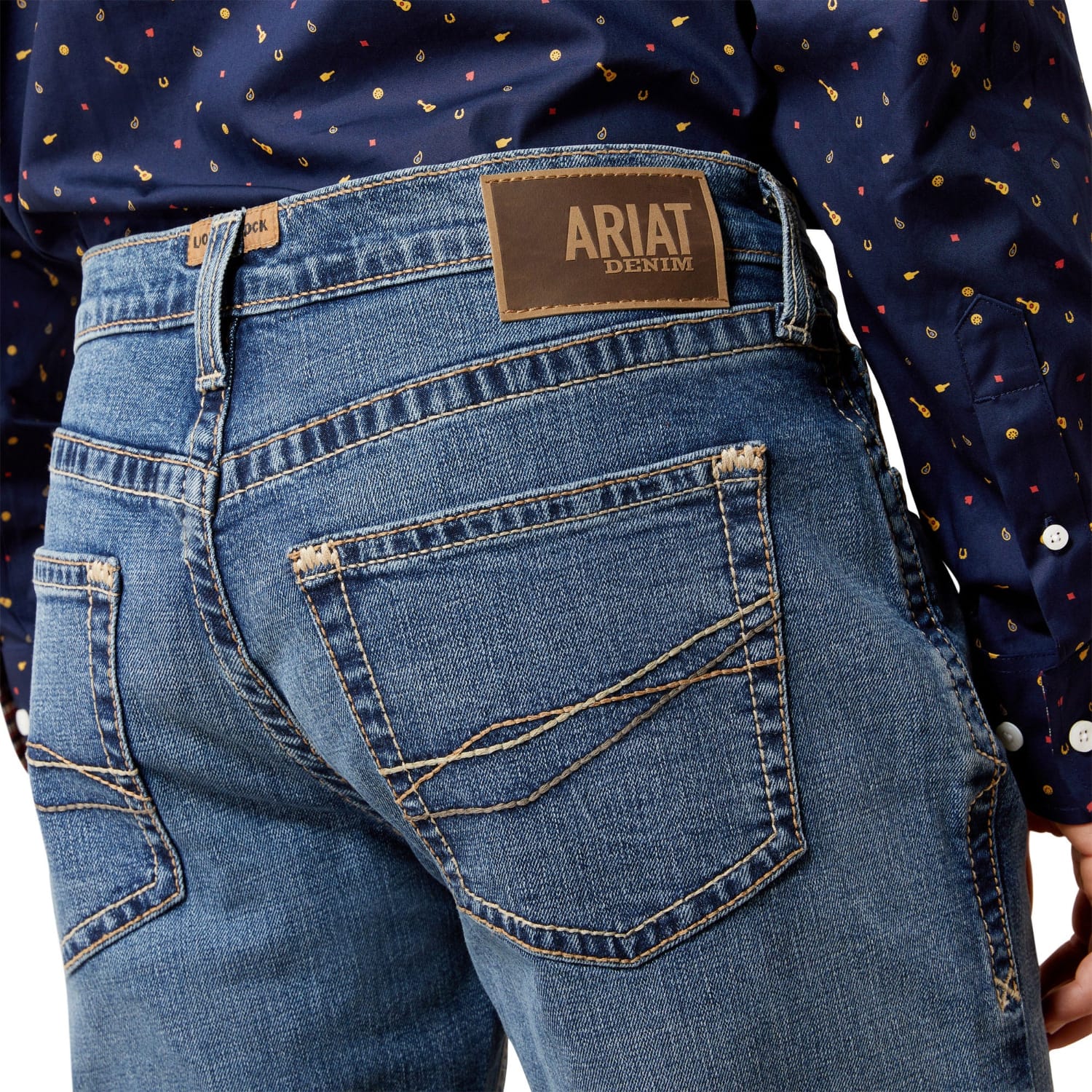 Ariat Mens Jeans Ariat Jeans Mens M5 Straight Leg Calico Carlos