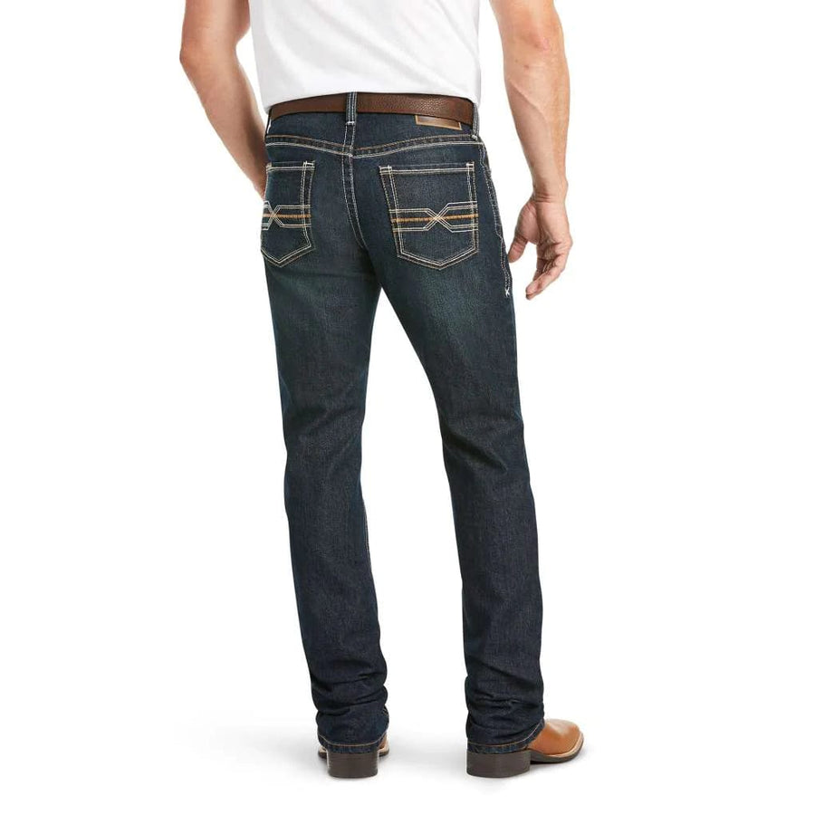Ariat Mens Jeans Ariat Mens M4 Thompson Stretch Straight Colbalt Jeans (10036077)