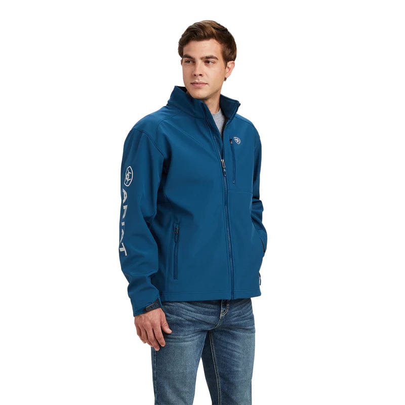 Ariat Mens Jumpers, Jackets & Vests S / Majolica Blue Ariat Jacket Mens Logo 2.0 Softshell