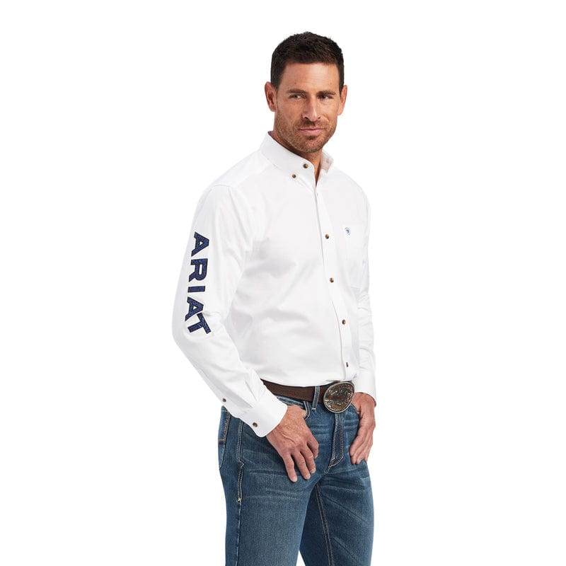 Ariat Mens Shirts 3XL / White Ariat Shirt Mens Team Logo Classic