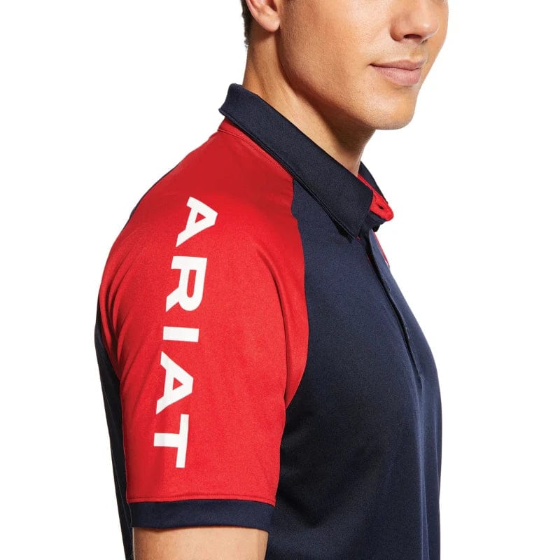 Ariat Mens Shirts Ariat Polo Mens Team 3.0