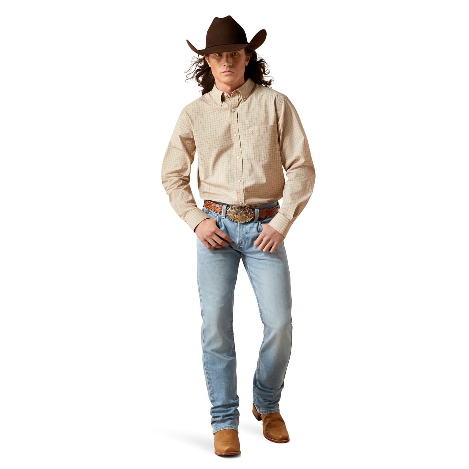 Ariat Mens Shirts Ariat Shirt Mens Pro Series Walt Fitted