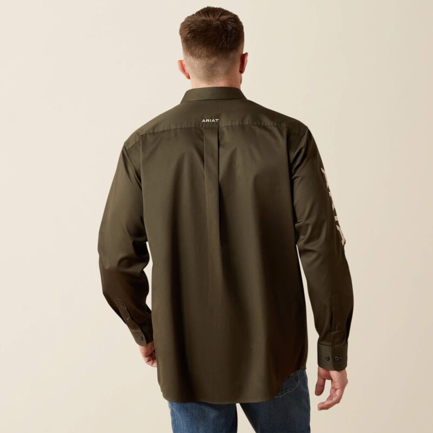 Ariat Mens Shirts Ariat Shirt Mens Team Logo Twill