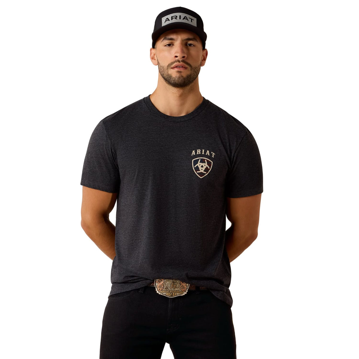 Ariat Mens Shirts Ariat Tee Mens American Bison