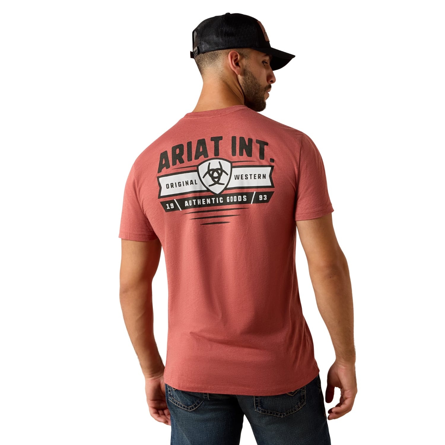 Ariat Mens Shirts Ariat Tee Mens Banner Badge
