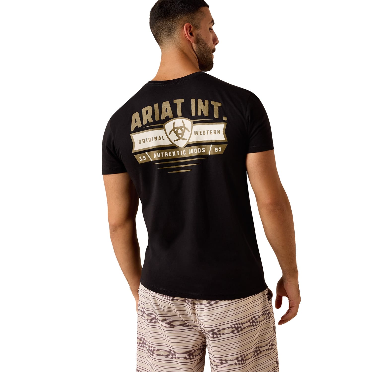 Ariat Mens Shirts Ariat Tee Mens Banner Badge