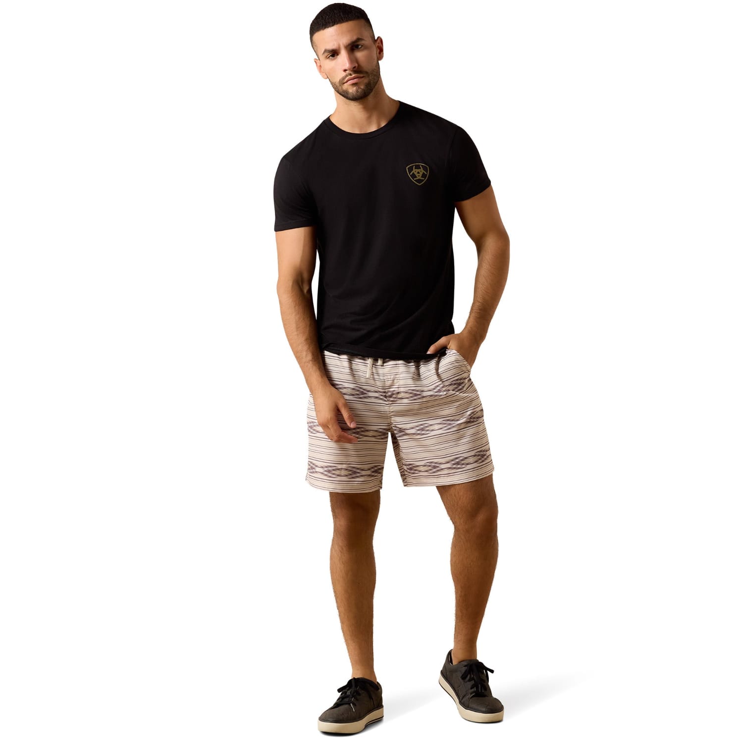 Ariat Mens Shirts Ariat Tee Mens Banner Badge