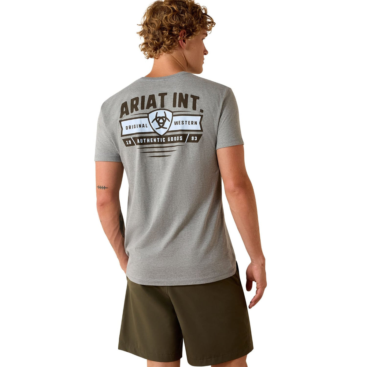 Ariat Mens Shirts Ariat Tee Mens Banner Badge