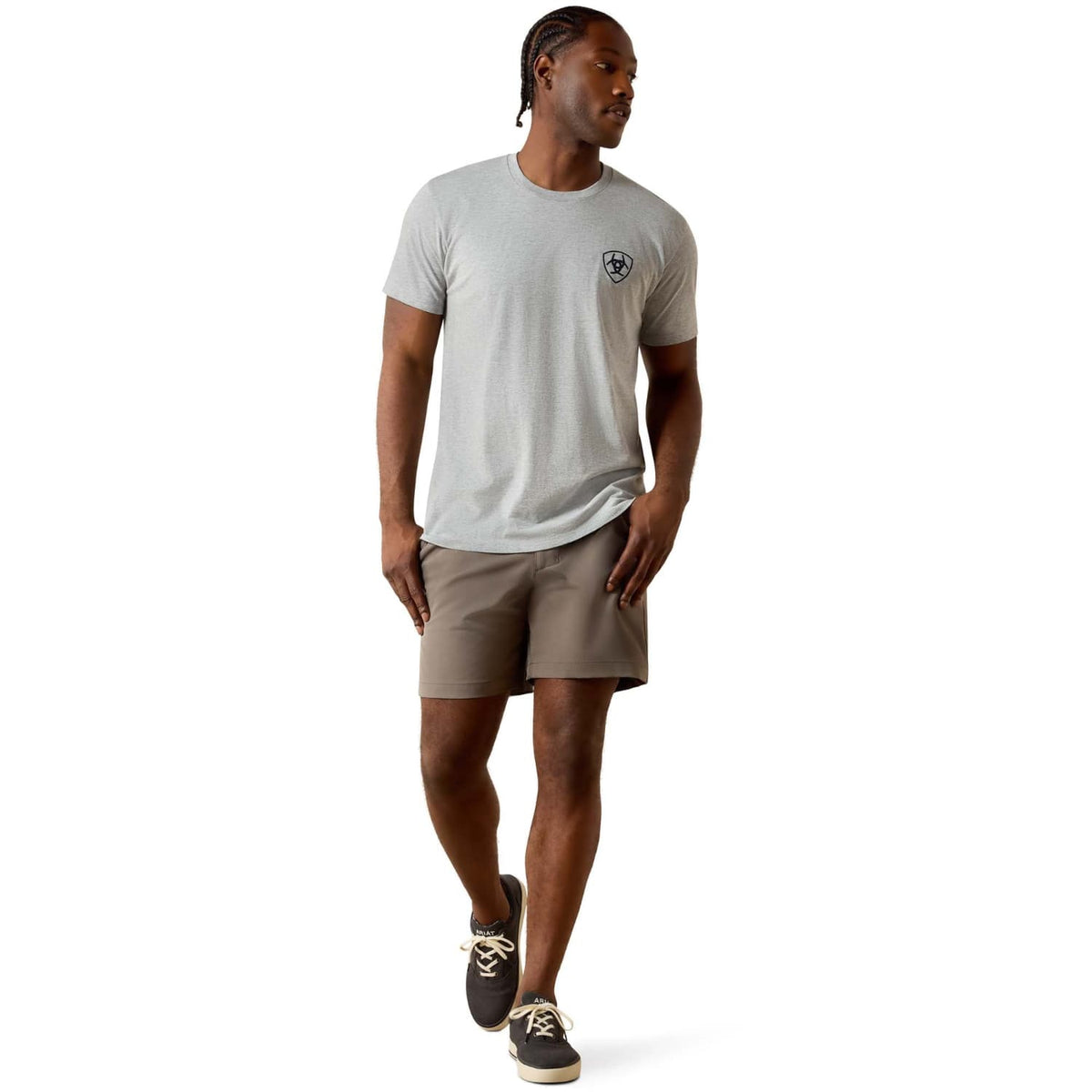 Ariat Mens Shirts Ariat Tee Mens Banner Badge