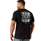 Ariat Mens Shirts Ariat Tee Mens Canyon Aztec Shield