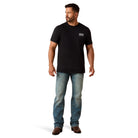 Ariat Mens Shirts Ariat Tee Mens Canyon Aztec Shield