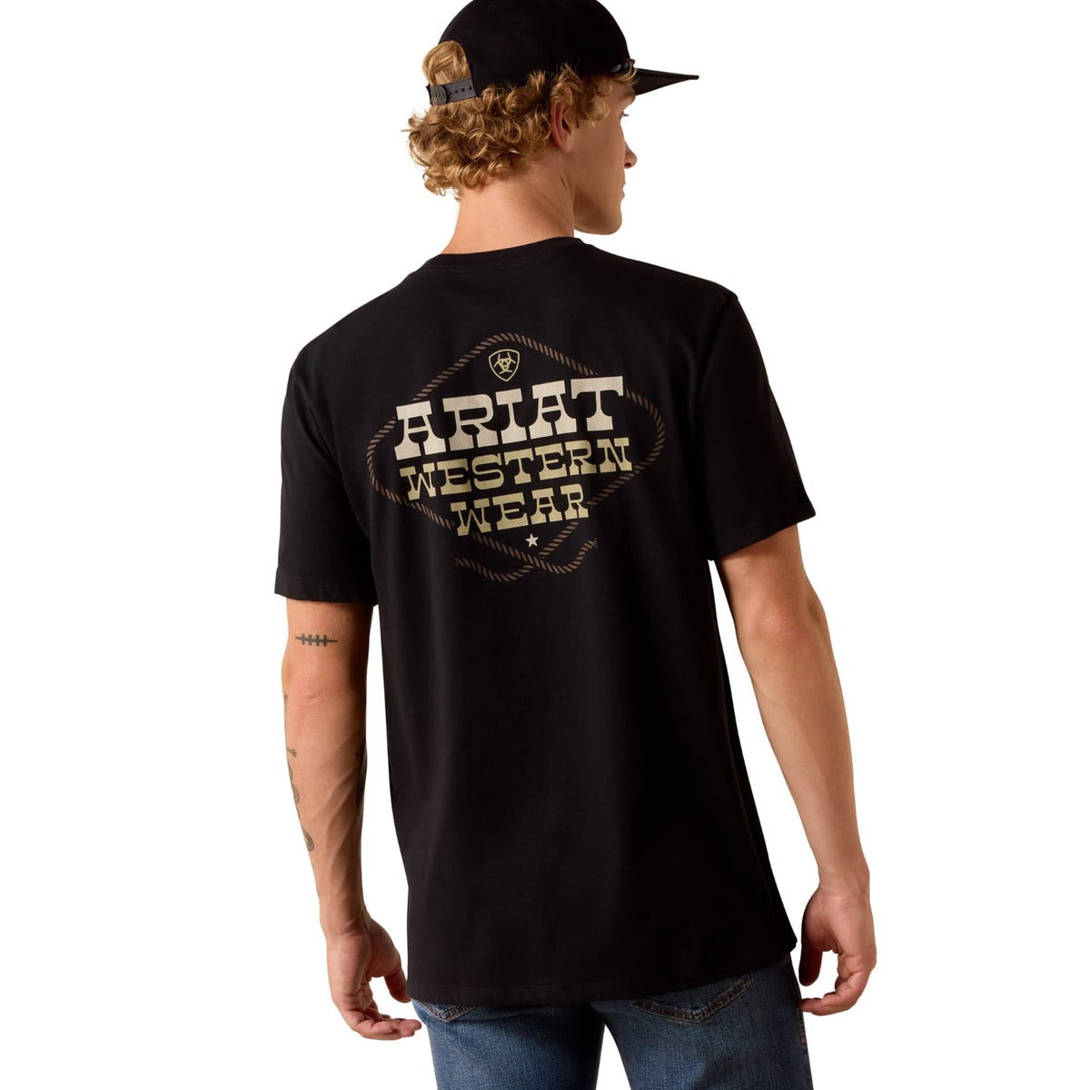 Ariat Mens Shirts Ariat Tee Mens Country & Western Lockup
