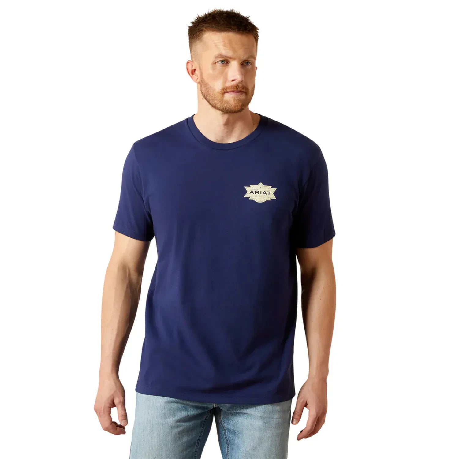 Ariat Mens Shirts Ariat Tee Mens Mesa Motif Lockup
