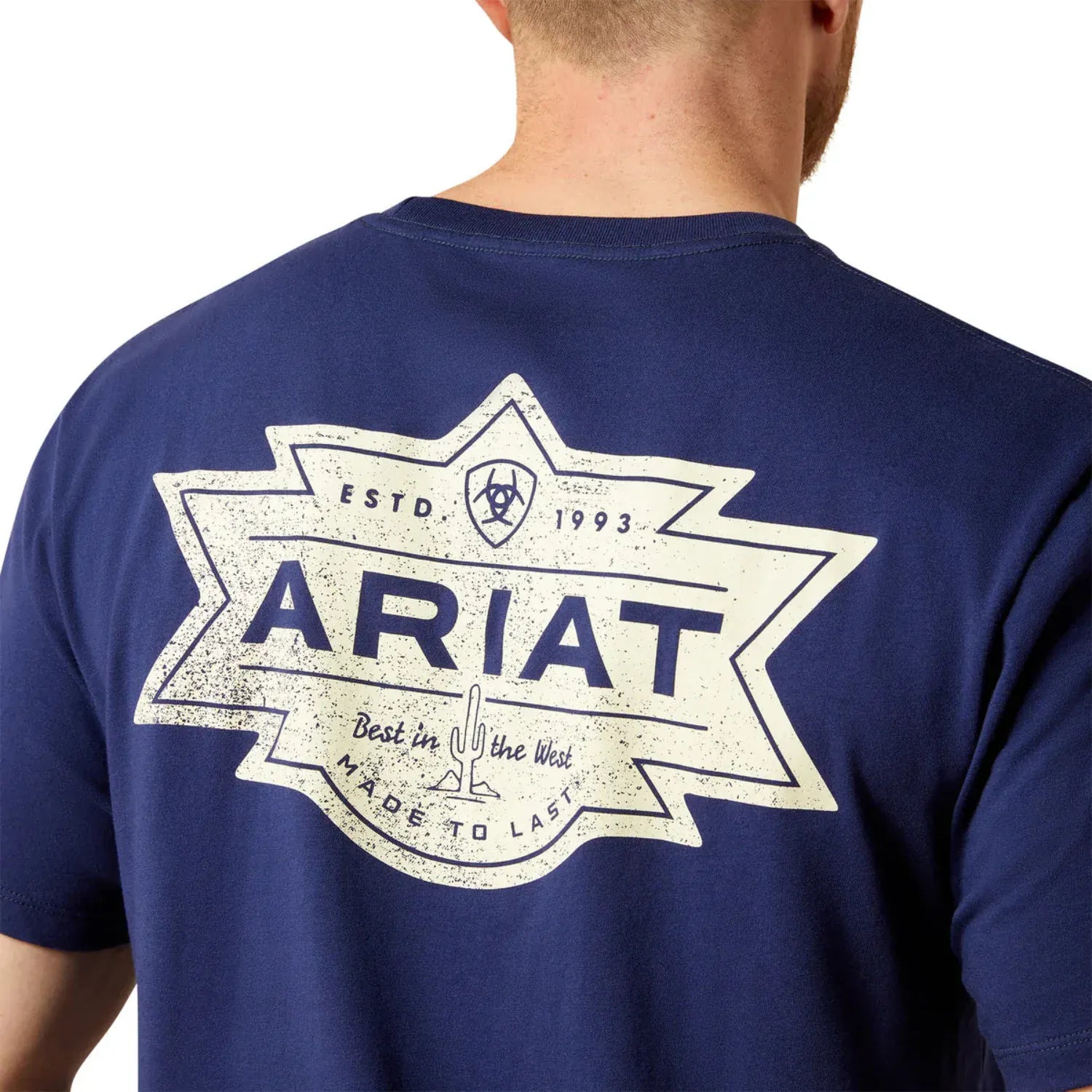 Ariat Mens Shirts Ariat Tee Mens Mesa Motif Lockup