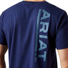 Ariat Mens Shirts Ariat Tee Mens New Vertical Logo
