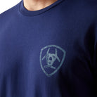 Ariat Mens Shirts Ariat Tee Mens New Vertical Logo