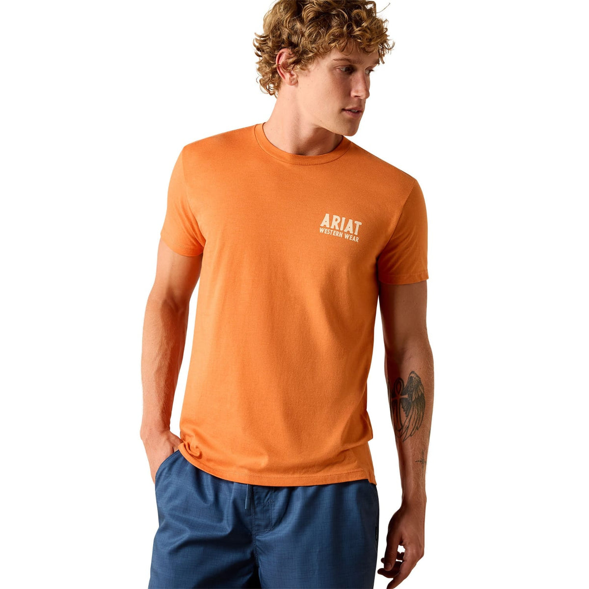Ariat Mens Shirts Ariat Tee Mens Outline Shop