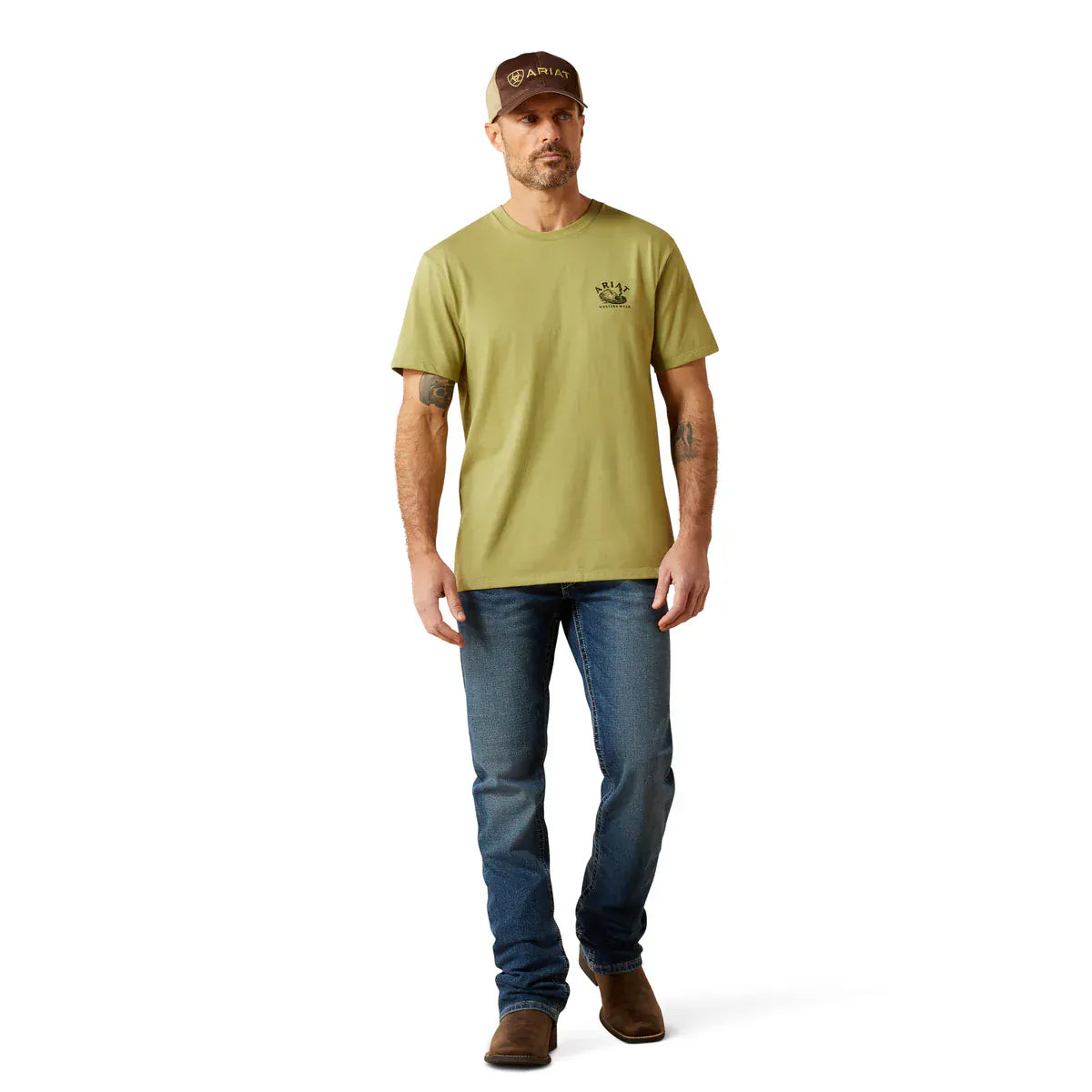 Ariat Mens Shirts Ariat Tee Mens Rattler Warning