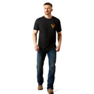 Ariat Mens Shirts Ariat Tee Mens Rustic Eagle