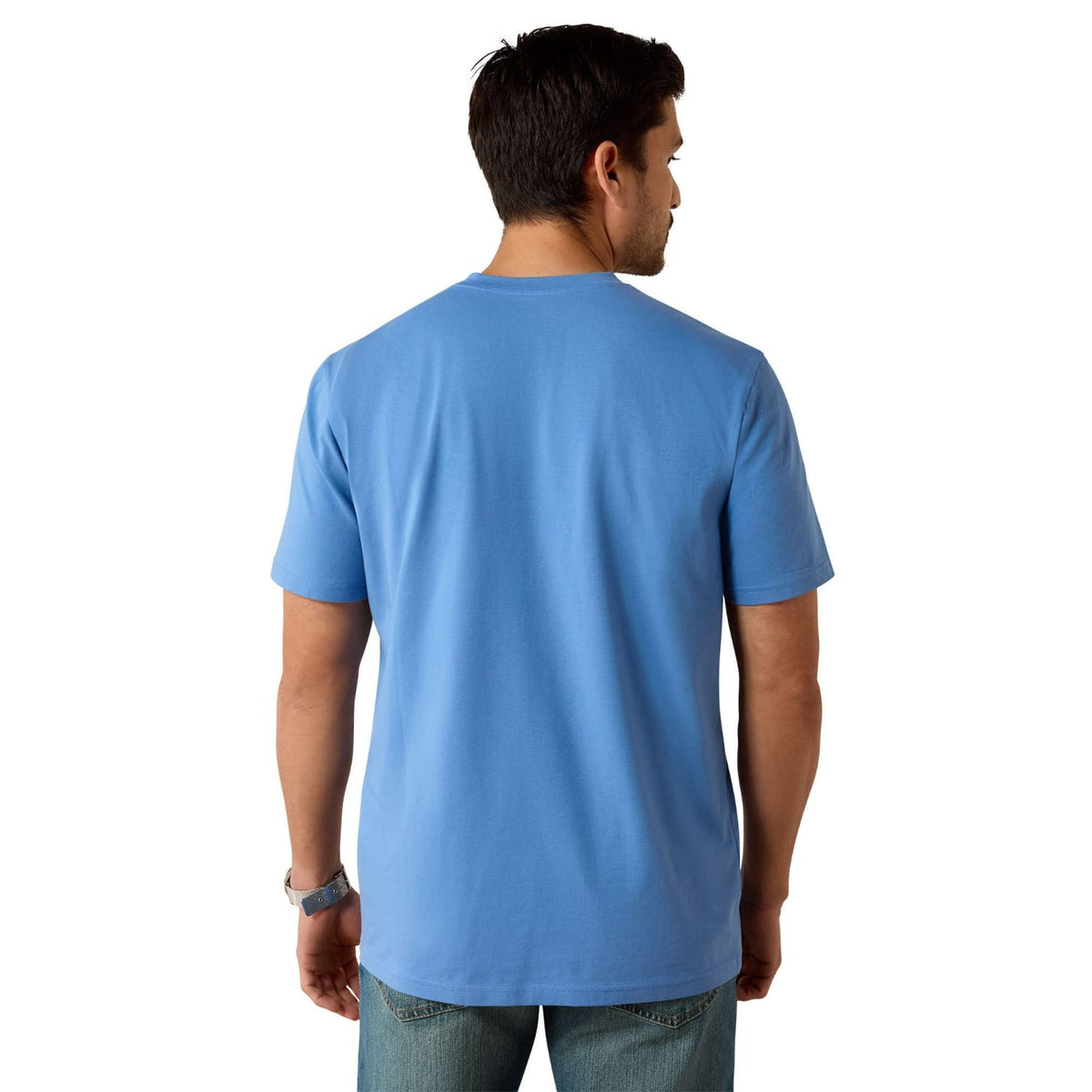 Ariat Mens Shirts Ariat Tee Mens Vertical Logo