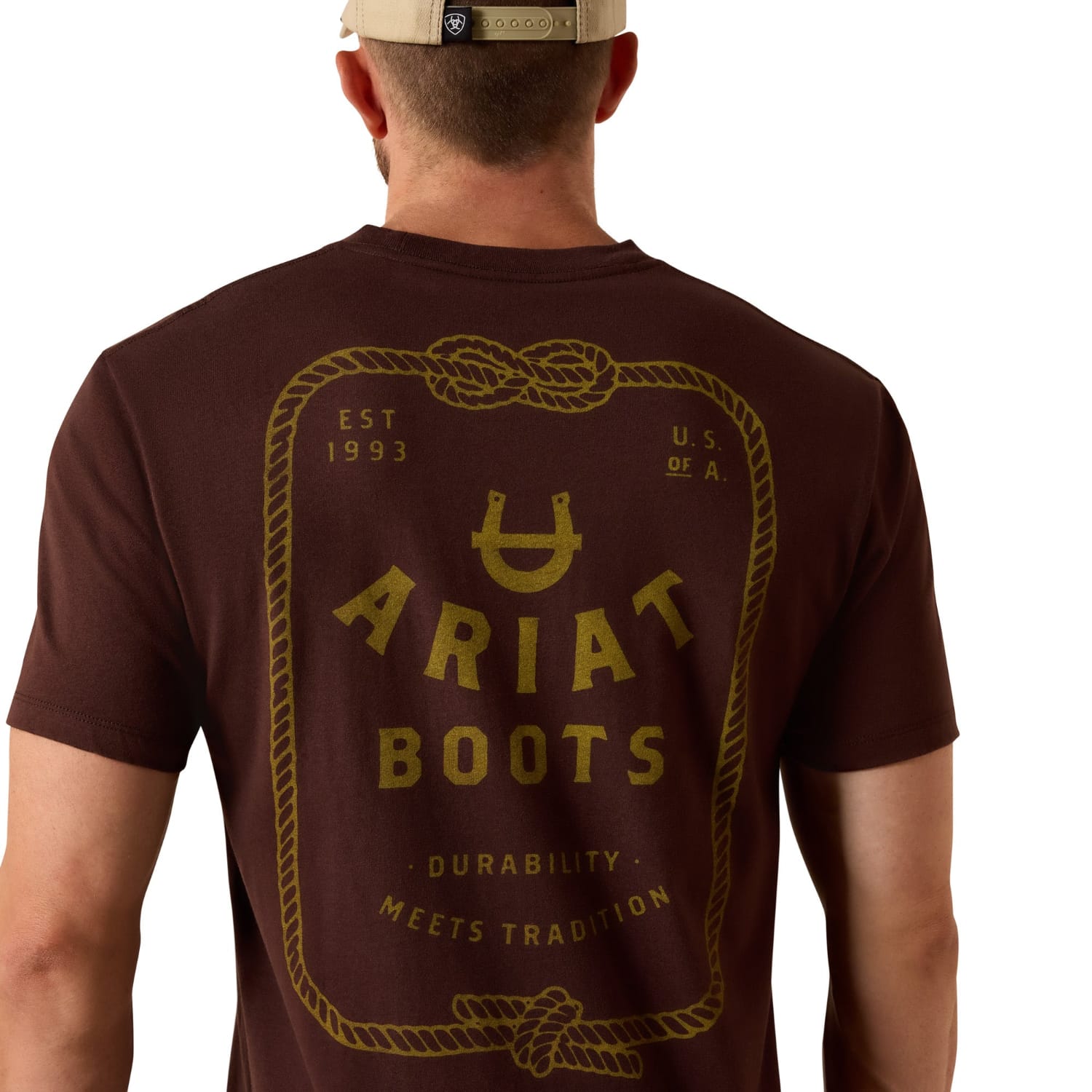 Ariat Mens Shirts Ariat Tee Mens Western Ropes
